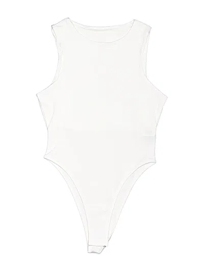 Pre-owned Shein Bodysuit In White