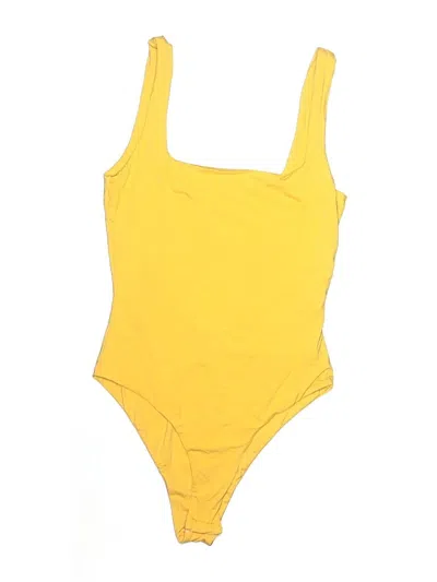 Pre-owned Shein Bodysuit In Yellow