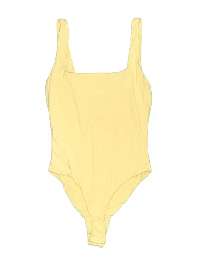 Pre-owned Shein Bodysuit In Yellow
