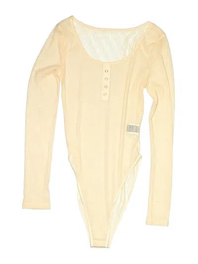 Pre-owned Shein Bodysuit In Yellow