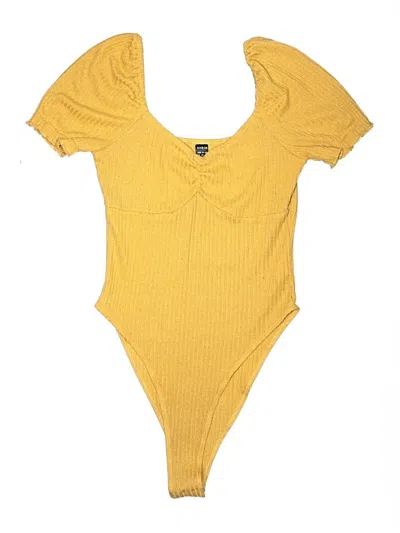 Pre-owned Shein Bodysuit In Yellow