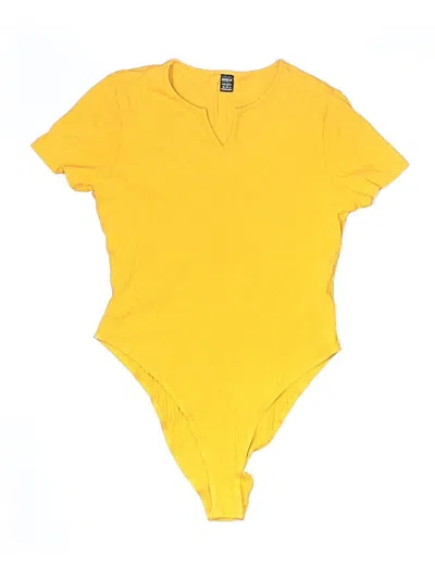 Pre-owned Shein Bodysuit In Yellow