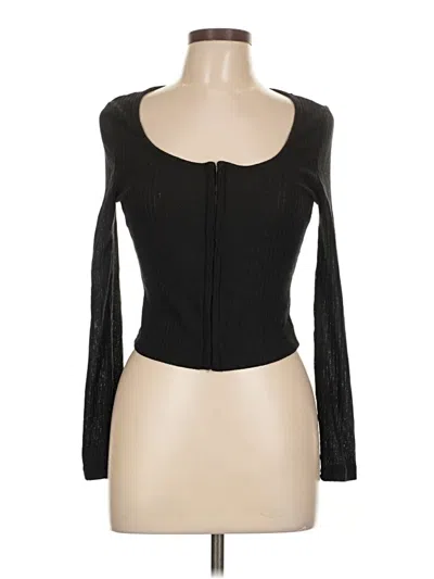 Pre-owned Shein Cardigan Sweater In Black