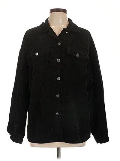 Pre-owned Shein Cardigan Sweater In Black