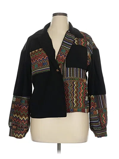 Pre-owned Shein Cardigan Sweater In Black