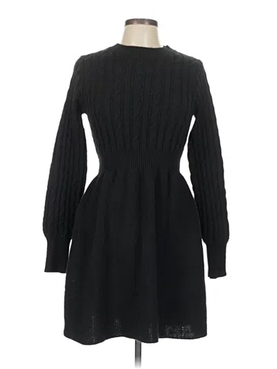 Pre-owned Shein Cardigan Sweater In Black