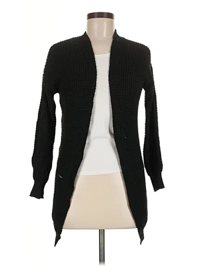 Pre-owned Shein Cardigan Sweater In Black