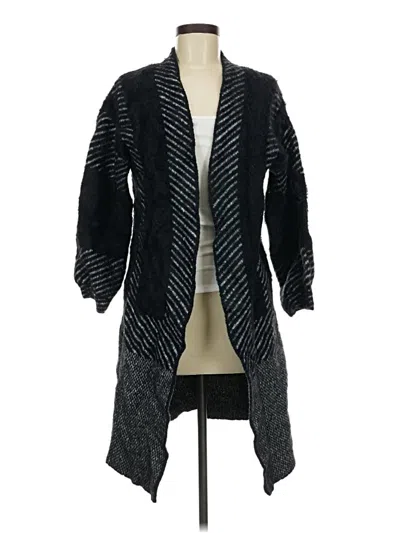 Pre-owned Shein Cardigan Sweater In Black