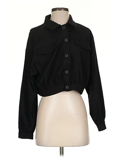 Pre-owned Shein Cardigan Sweater In Black