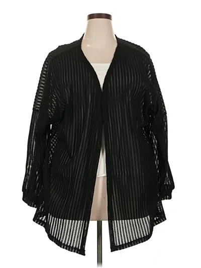Pre-owned Shein Cardigan Sweater In Black