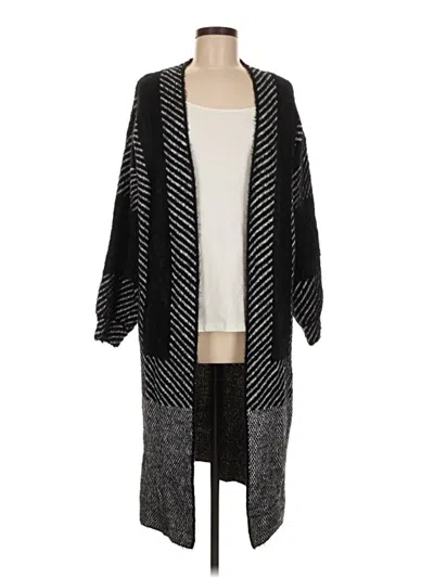 Pre-owned Shein Cardigan Sweater In Black