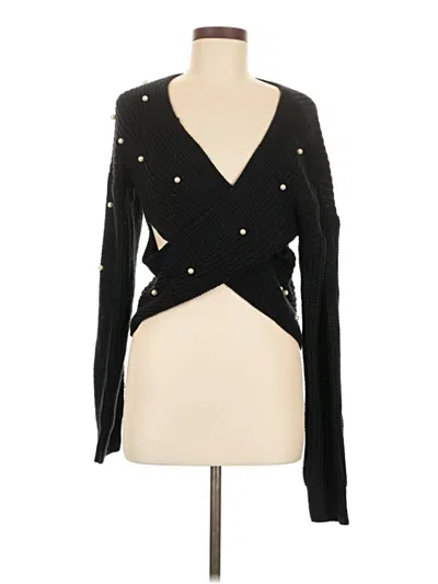 Pre-owned Shein Cardigan Sweater In Black