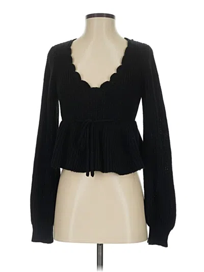 Pre-owned Shein Cardigan Sweater In Black