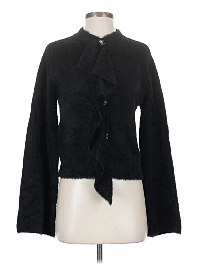 Pre-owned Shein Cardigan Sweater In Black
