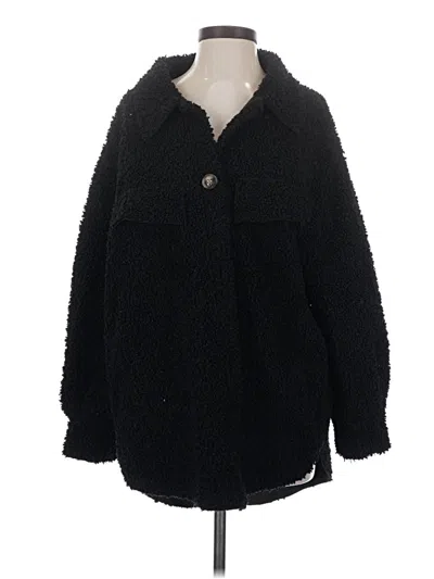 Pre-owned Shein Cardigan Sweater In Black