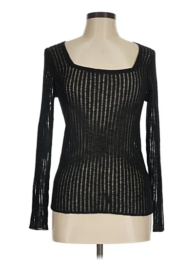 Pre-owned Shein Cardigan Sweater In Black