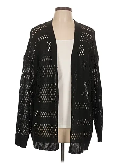 Pre-owned Shein Cardigan Sweater In Black