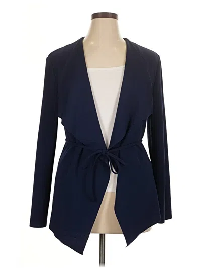 Pre-owned Shein Cardigan Sweater In Blue