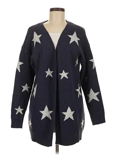 Pre-owned Shein Cardigan Sweater In Blue