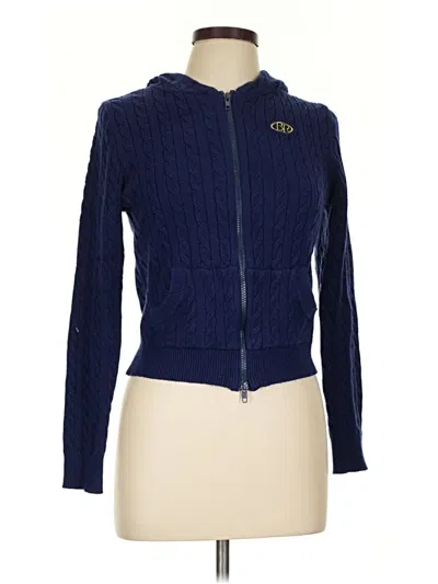 Pre-owned Shein Cardigan Sweater In Blue