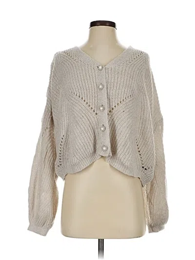 Pre-owned Shein Cardigan Sweater In Brown