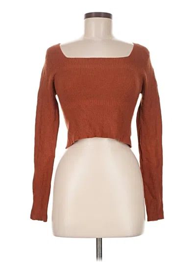 Pre-owned Shein Cardigan Sweater In Brown