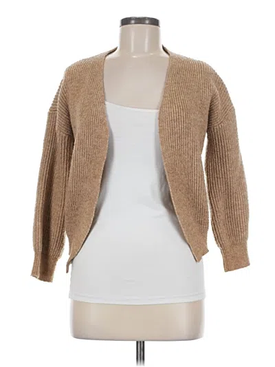 Pre-owned Shein Cardigan Sweater In Brown