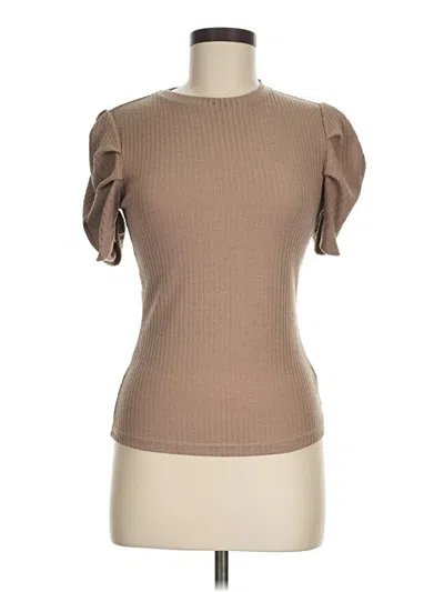 Pre-owned Shein Cardigan Sweater In Brown