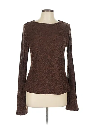 Pre-owned Shein Cardigan Sweater In Brown