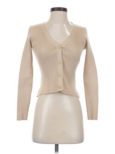 Pre-owned Shein Cardigan Sweater In Brown