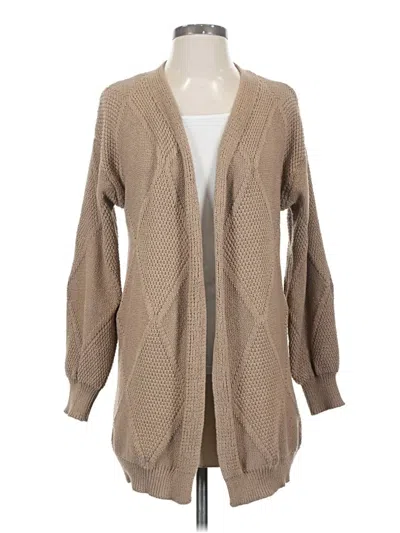 Pre-owned Shein Cardigan Sweater In Brown