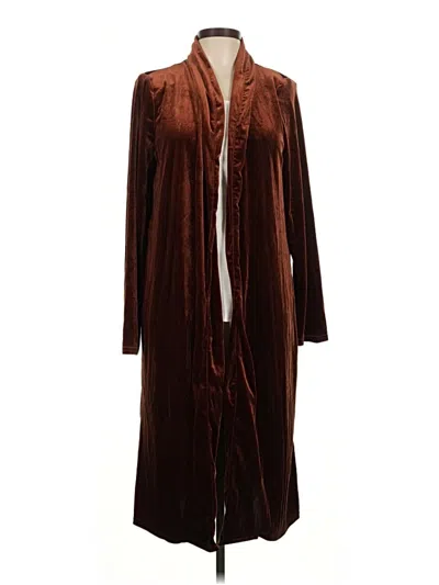 Pre-owned Shein Cardigan Sweater In Brown