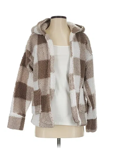 Pre-owned Shein Cardigan Sweater In Brown
