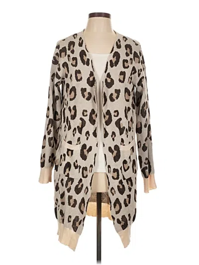 Pre-owned Shein Cardigan Sweater In Brown