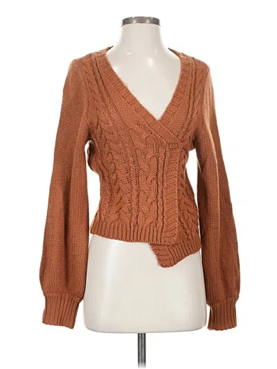 Pre-owned Shein Cardigan Sweater In Brown