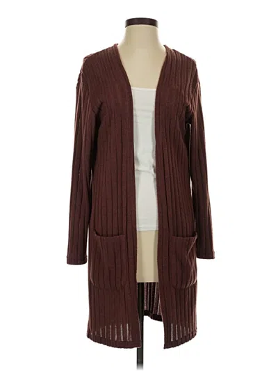 Pre-owned Shein Cardigan Sweater In Brown