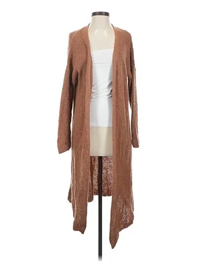Pre-owned Shein Cardigan Sweater In Brown