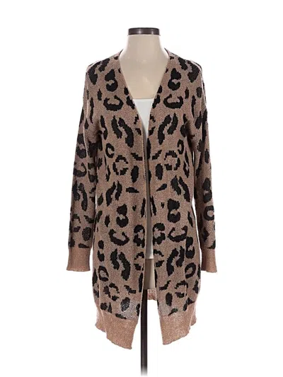Pre-owned Shein Cardigan Sweater In Brown