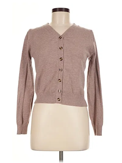Pre-owned Shein Cardigan Sweater In Brown