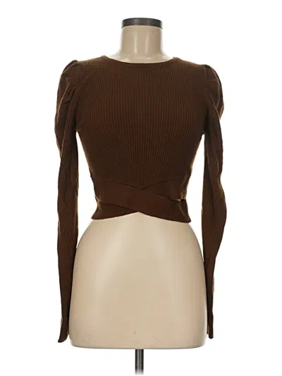 Pre-owned Shein Cardigan Sweater In Brown
