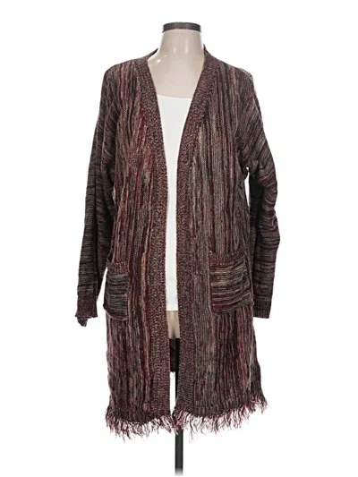 Pre-owned Shein Cardigan Sweater In Brown