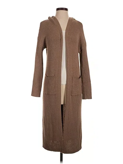 Pre-owned Shein Cardigan Sweater In Brown