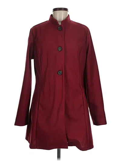 Pre-owned Shein Cardigan Sweater In Burgundy
