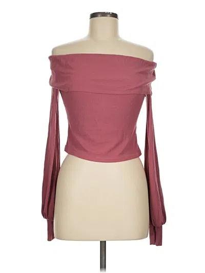 Pre-owned Shein Cardigan Sweater In Burgundy