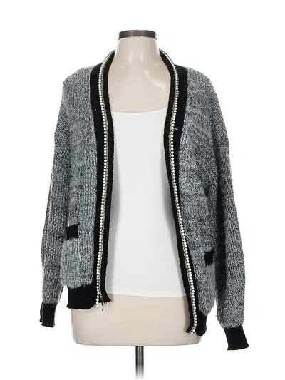 Pre-owned Shein Cardigan Sweater In Gray
