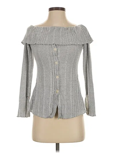 Pre-owned Shein Cardigan Sweater In Gray