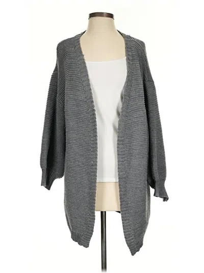 Pre-owned Shein Cardigan Sweater In Gray