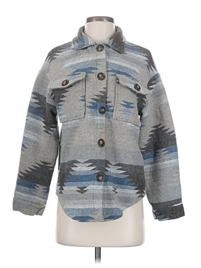 Pre-owned Shein Cardigan Sweater In Gray