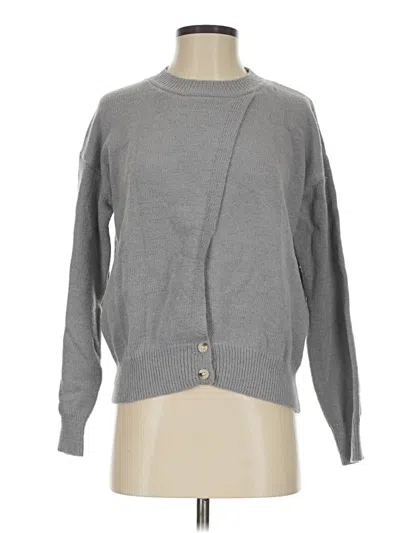 Pre-owned Shein Cardigan Sweater In Gray