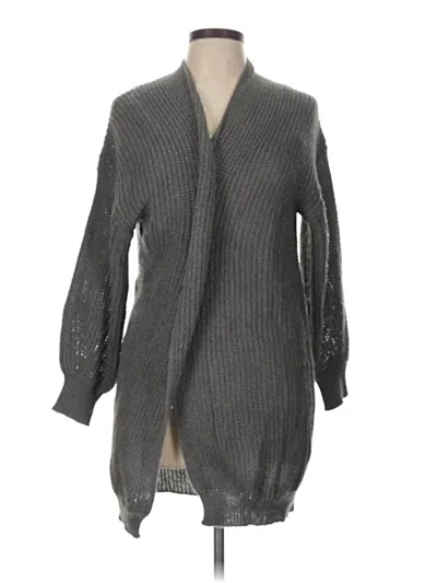 Pre-owned Shein Cardigan Sweater In Gray